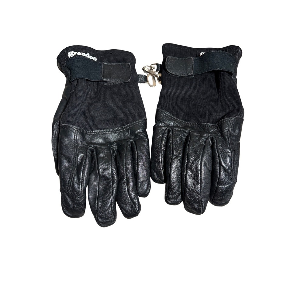 VTG Grandoe M Womens Leather Winter Gloves Insulated Ski Snowboard Adjustable